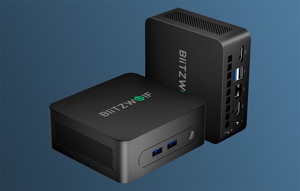 Mini PC BlitzWolf Windows11 Intel dupla kijelző támogatással BW-MPC2 (fekete) -7