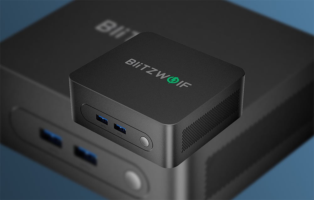Mini PC BlitzWolf Windows11 Intel dupla kijelző támogatással BW-MPC2 (fekete) -2