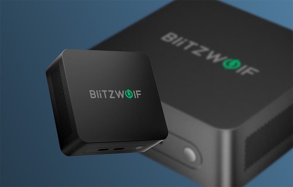 Mini PC BlitzWolf Windows11 Intel dupla kijelző támogatással BW-MPC2 (fekete) -12
