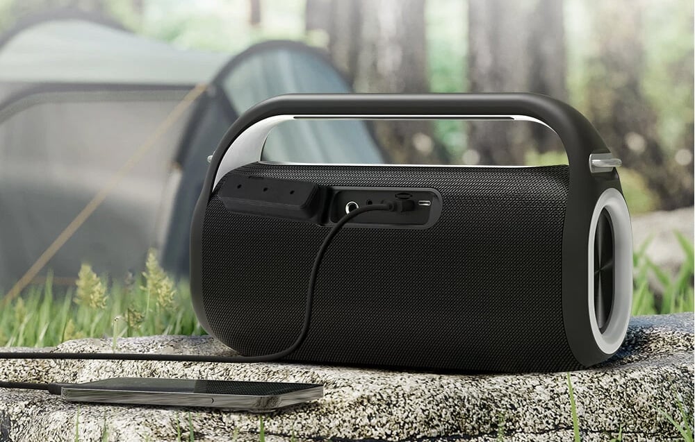  Hordozható Bluetooth Hangszóró Karaoke Blitzwolf BW-WA7 120W-4