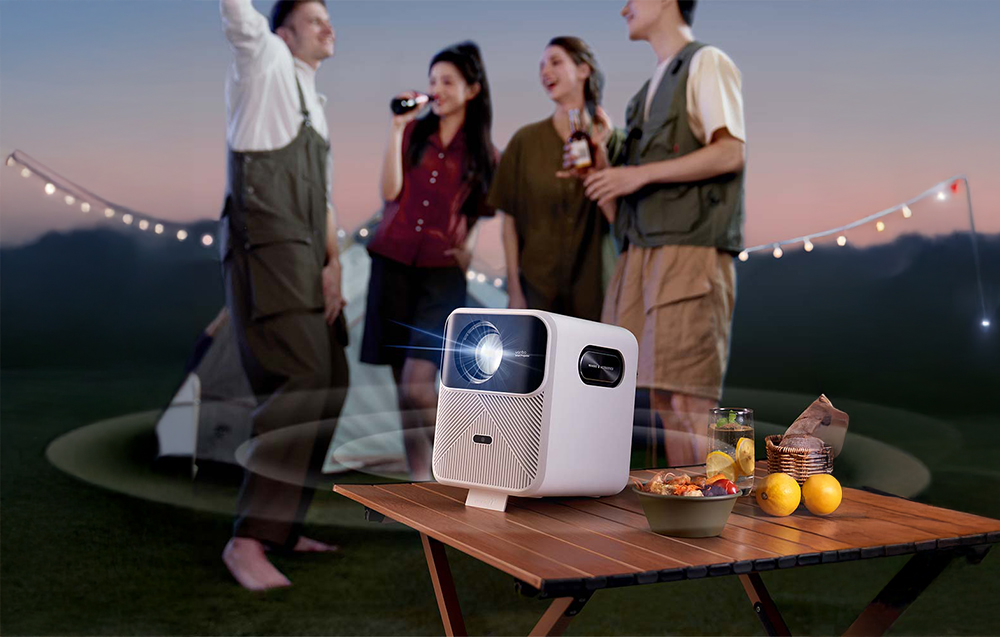 Wanbo Projektor Mozart WB81 1080p Android rendszerrel Fehér EU-11