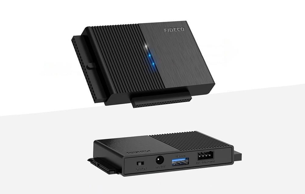 FIDECO PL319 HDD/SSD Adapter (USB 3.0, 16TB, IDE/SATA)-1