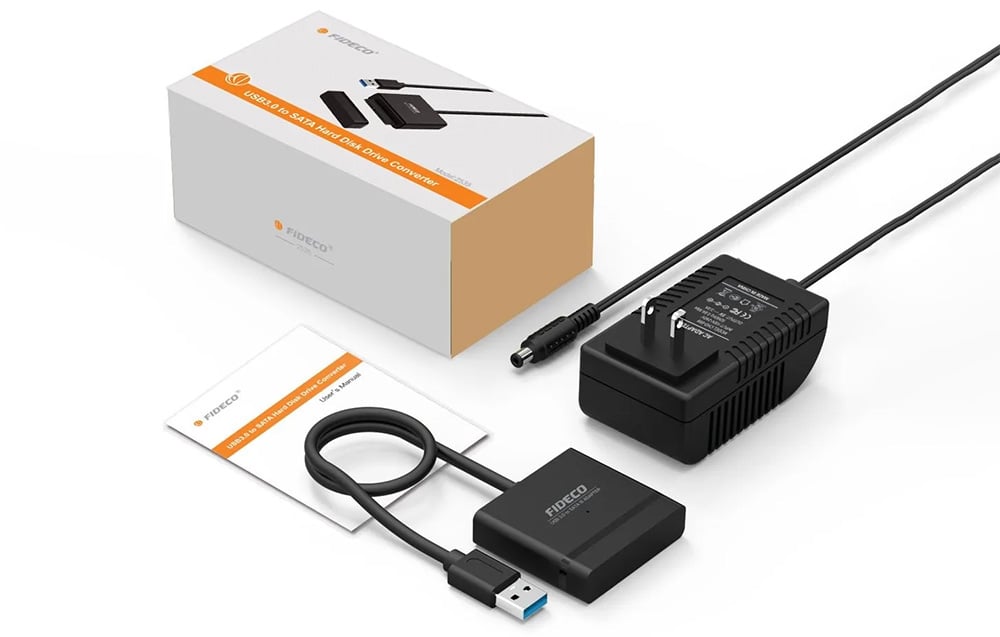 Merevlemez Adapter FIDECO PL2535A-P USB 3.0-4