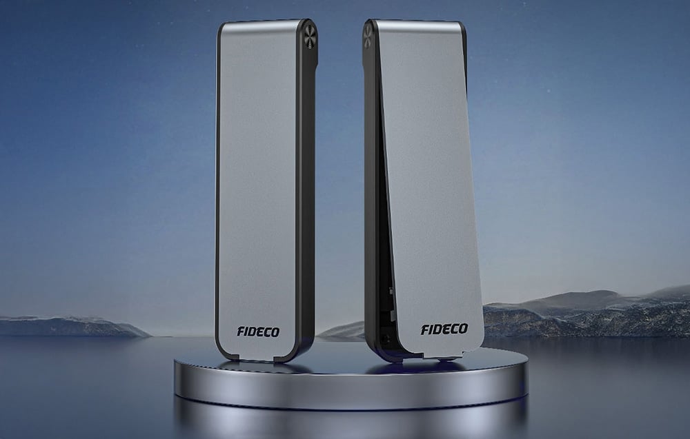 NVMe Ház USB 3.2 10Gbps FIDECO M210CP (szürke)-1