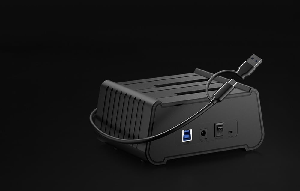 Külső HDD Állomás Kettős Fiókkal FIDECO YPZ230R-6