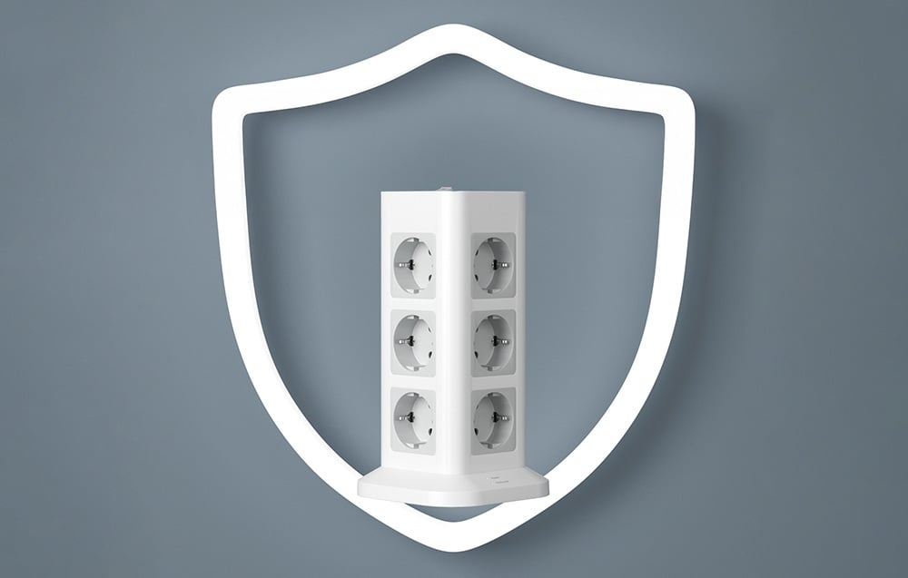  Elosztó USB porttal Tessan TS-TPS04-DE (fehér)-2