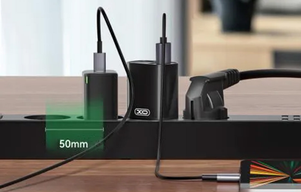 Function hálózati elosztó XO WL10 4xUSB 1.8 méter (fehér)-2