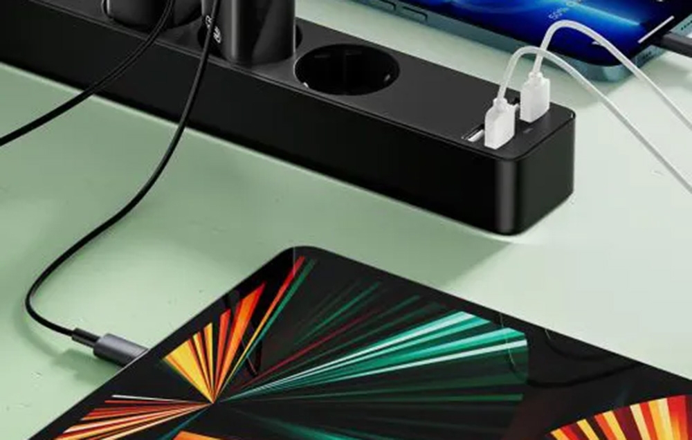 Function hálózati elosztó XO WL10 4xUSB 1.8 méter (fehér)-3