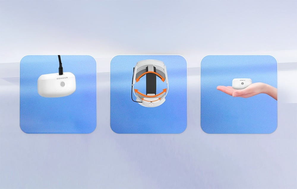 BOBOVR P4S akkumulátoros fejpánt Pico 4 Ultra & Ultra Enterprise VR szemüvegekhez-5
