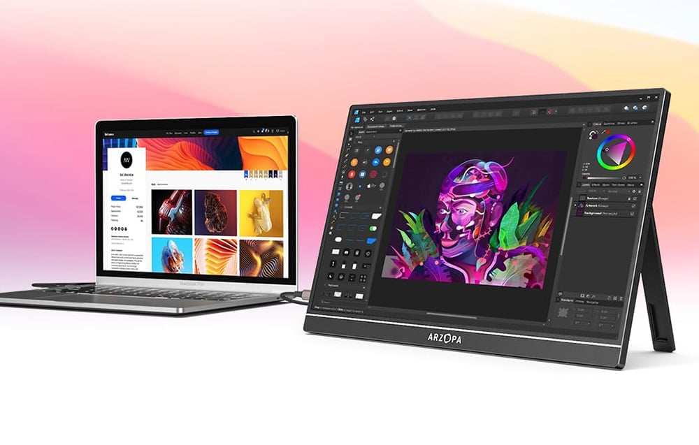 Arzopa Hordozható Monitor A1 15,6