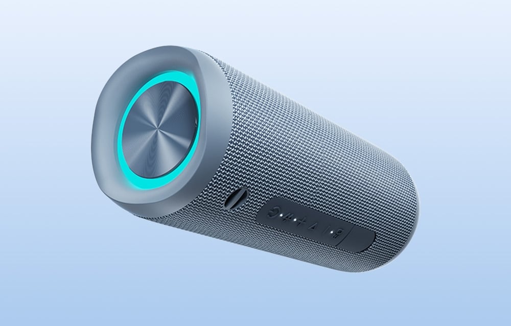 Vezeték nélküli bluetooth hangszóró QCY SP7 (Kék)-4