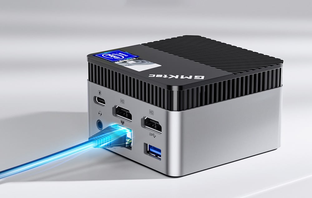 MINI PC GMKtec G5 Intel N97 12GB RAM + 256GB Fekete-5