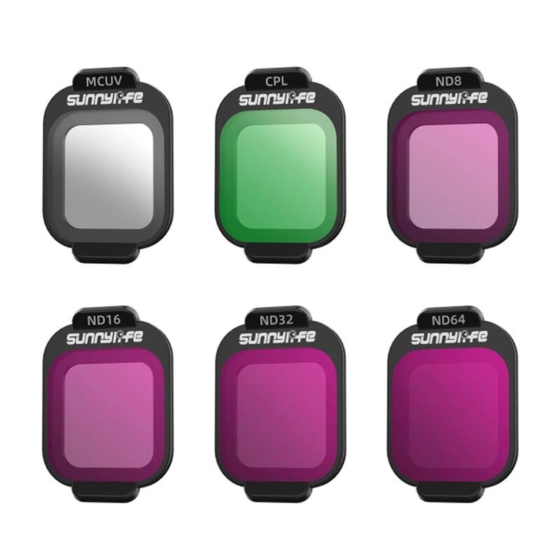 Sunnylife 6 db Lens MCUV, CPL, ND8, ND16, ND32, ND64 szűrők DJI Fliphez-0