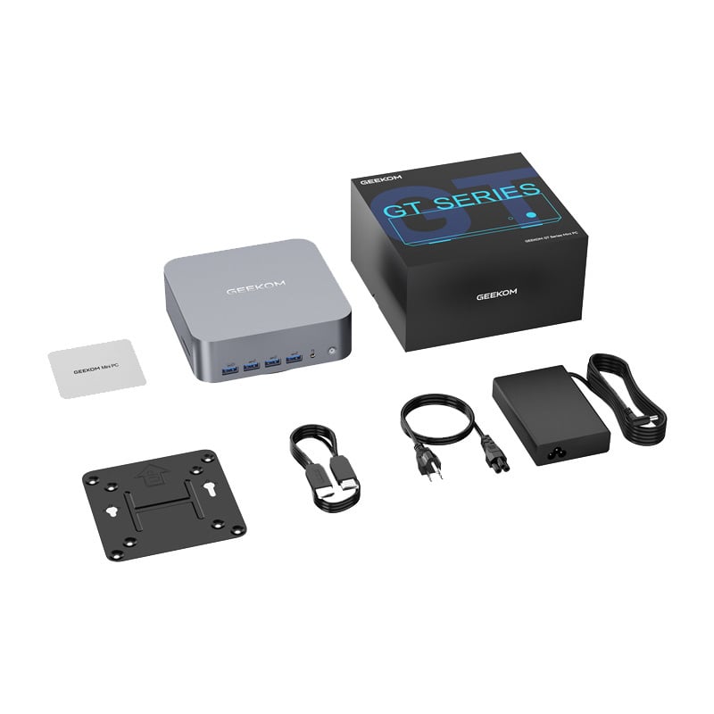 Mini-PC GEEKOM GT1-MEGA Intel U5-125H 32GB RAM 1TB + Win11 Pro-10