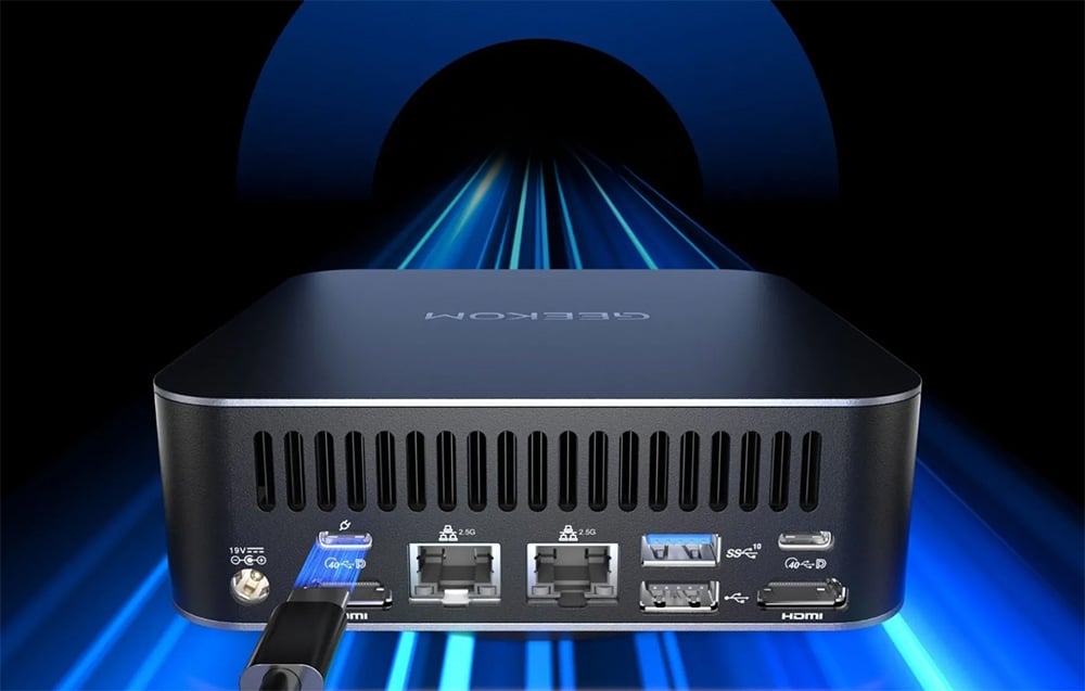 Mini-PC GEEKOM GT1-MEGA Intel U5-125H 32GB RAM 1TB + Win11 Pro-4