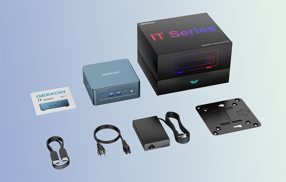 Mini-PC GEEKOM IT12 Intel Core I5-12450H 16GB RAM 512GB + Win11 Pro-1