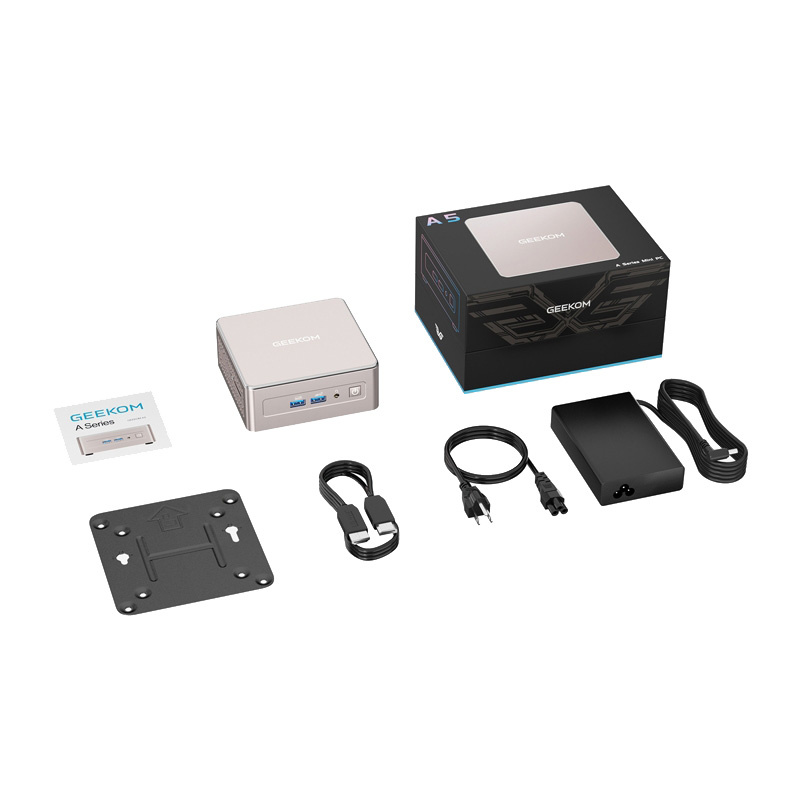 Mini-PC GEEKOM A5 Ryzen 7 5825U 16GB RAM 512GB + Win11 Pro-7