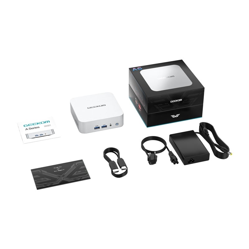 GEEKOM A6 Mini-PC Ryzen 7 6800H 32GB RAM 1TB + Win11 Pro-9
