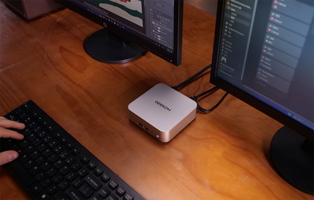 GEEKOM A6 Mini-PC Ryzen 7 6800H 32GB RAM 1TB + Win11 Pro-7
