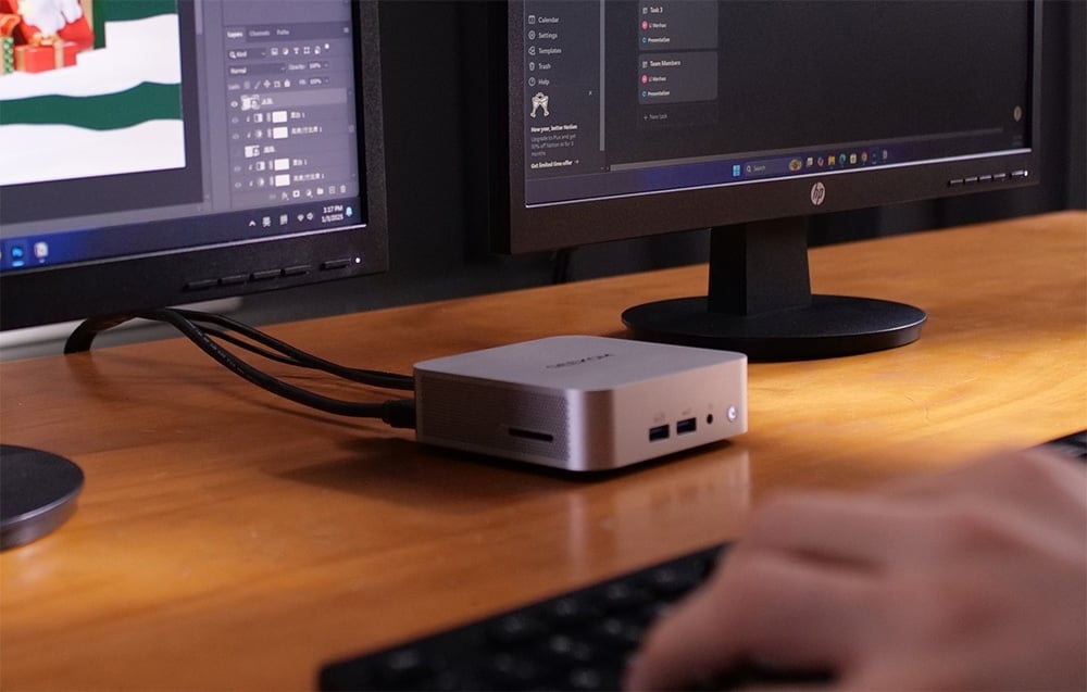 GEEKOM A6 Mini-PC Ryzen 7 6800H 32GB RAM 1TB + Win11 Pro-3