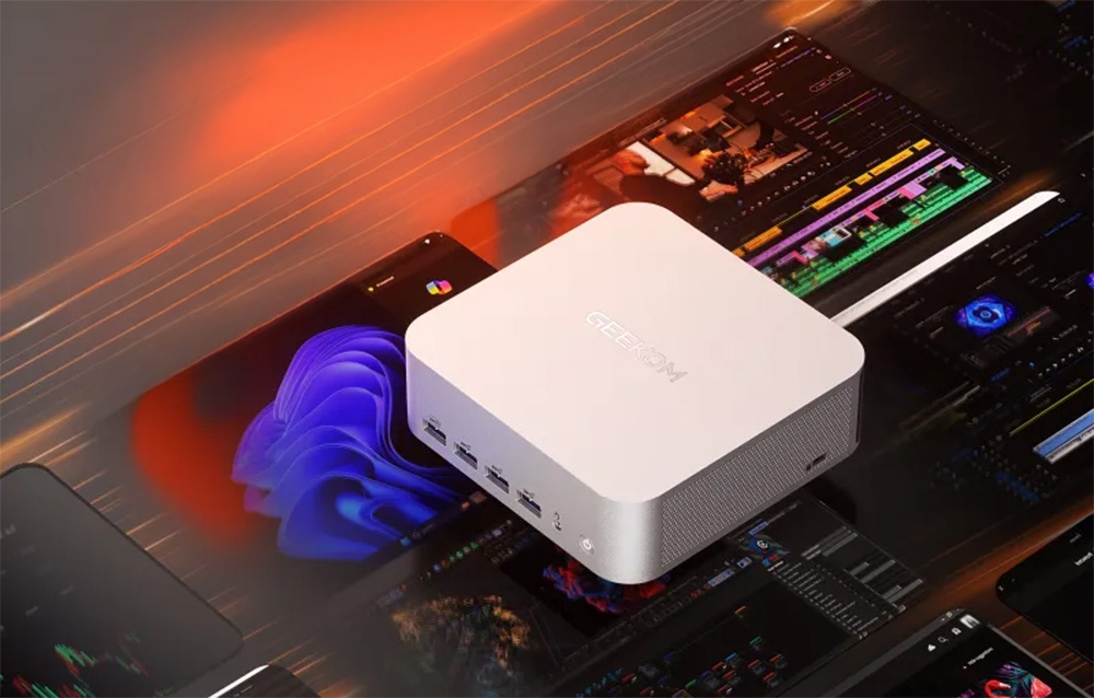 Mini-PC GEEKOM A8 Max Ryzen 9 8945HS 32GB RAM 2TB + Win11 Pro-5