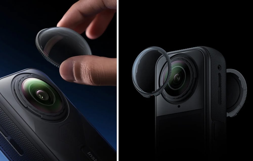 Insta360 X5 Prémium lencsevédő üvegfólia-5