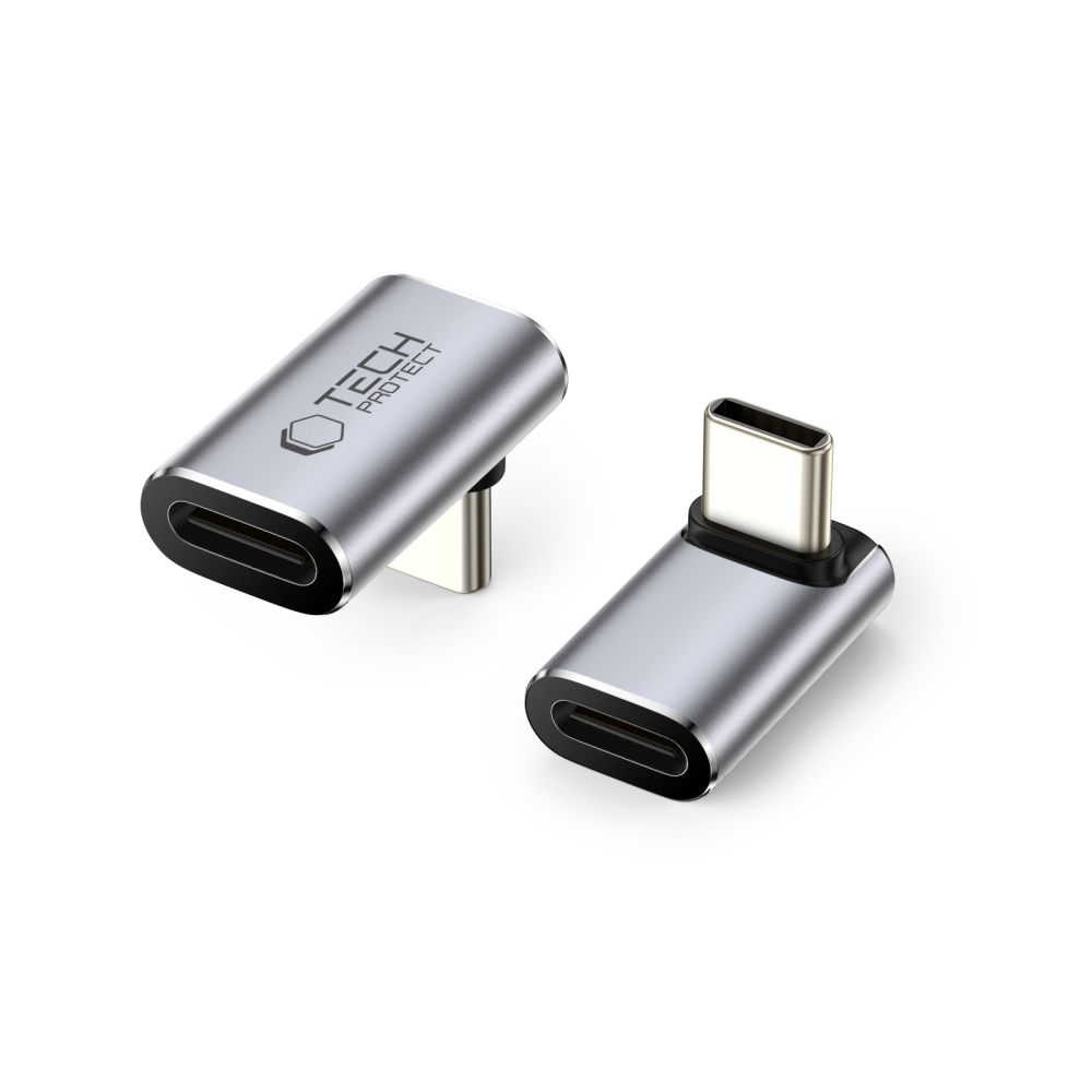 Tech-protect Ultraboost Aa02 Szögletes Adapter Type-c Szürke-0
