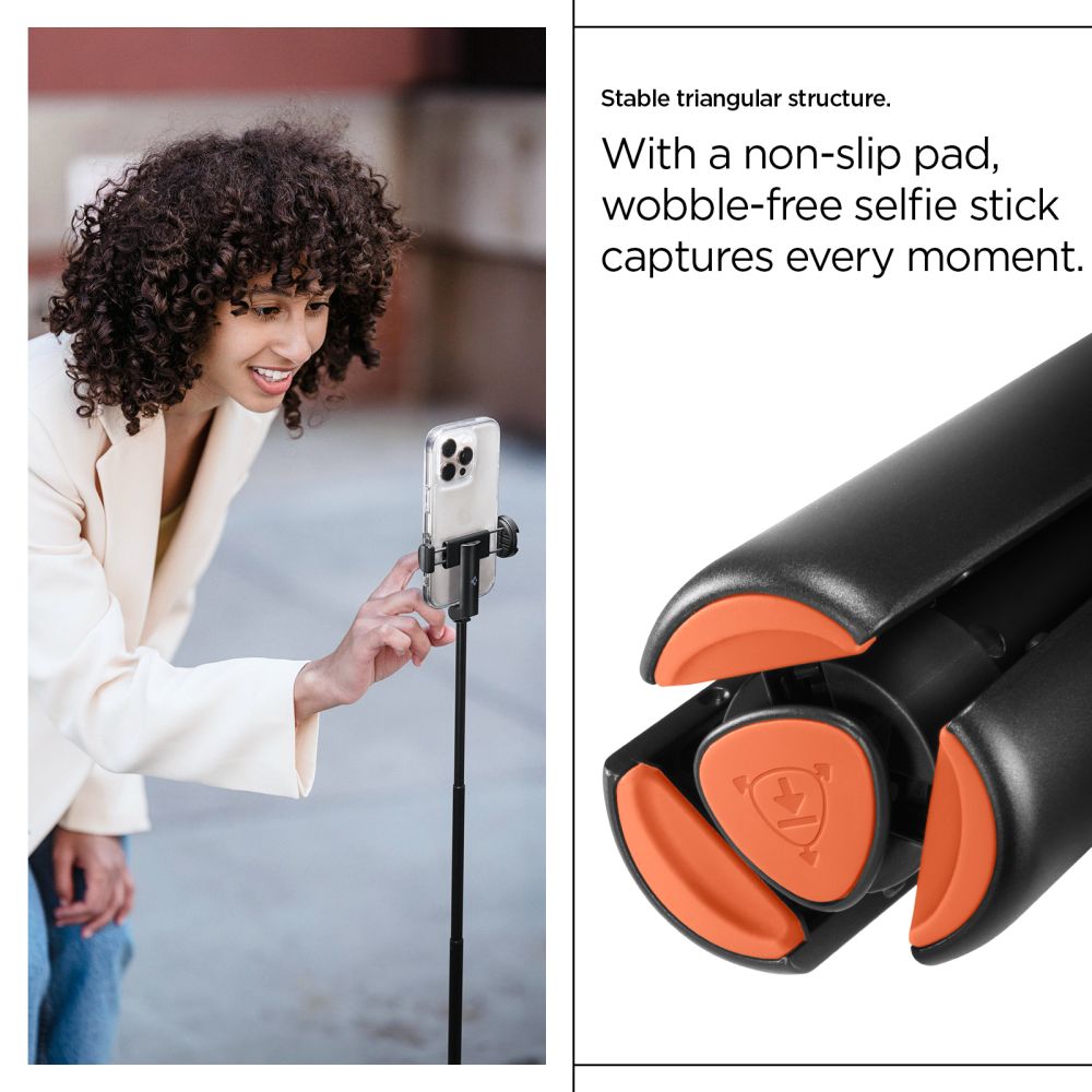 Spigen S541w Bluetooth Selfie Bot Állvány Fekete-7