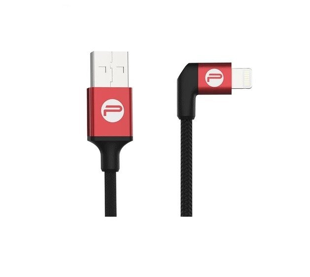 USB-A-Lightning MFI 350 mm-es PGYTECH kábel (P-GM-115), Kábel, csatlakozó-0