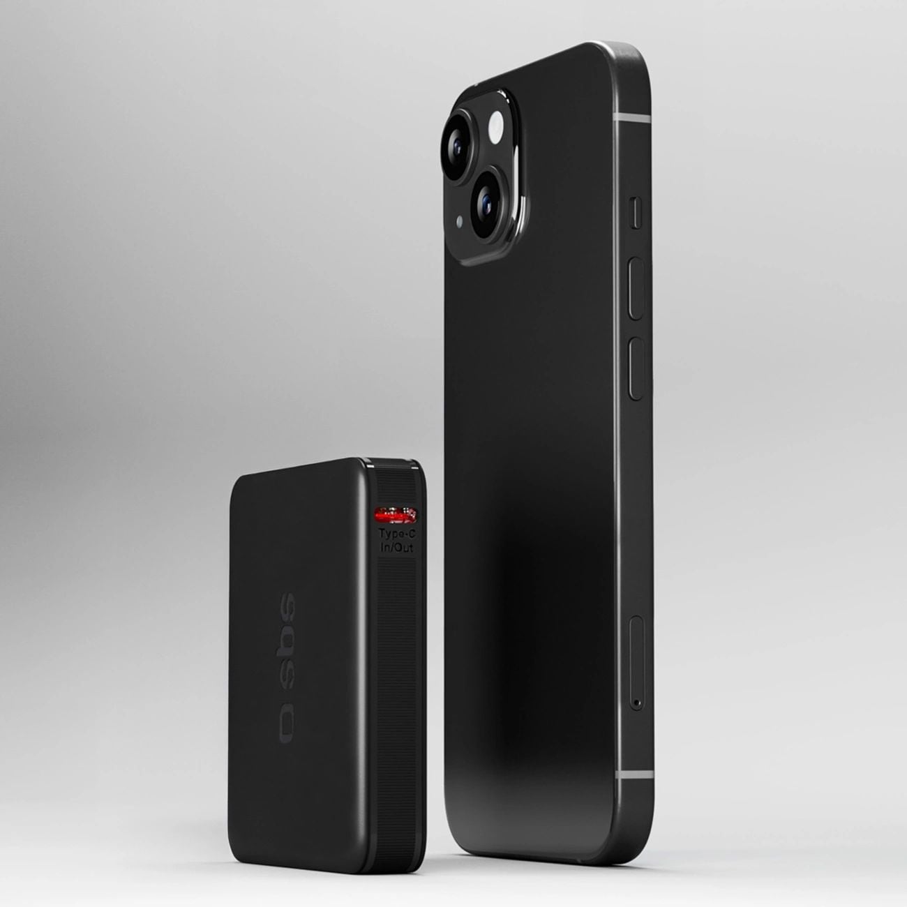Powerbank SBS NanoTube 5000 mAh Nagy Sűrűségű - fekete-2