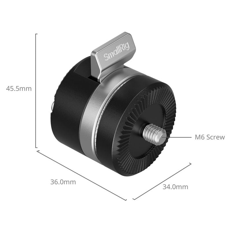 Smallrig 5134 Rotatable Arri-Style Rosette Adapter-1