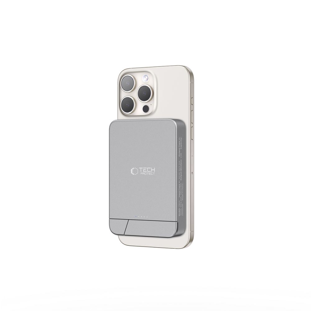 Tech-protect Pb15 Lifemag Magsafe Power Bank 10000mah Űrszürke-1