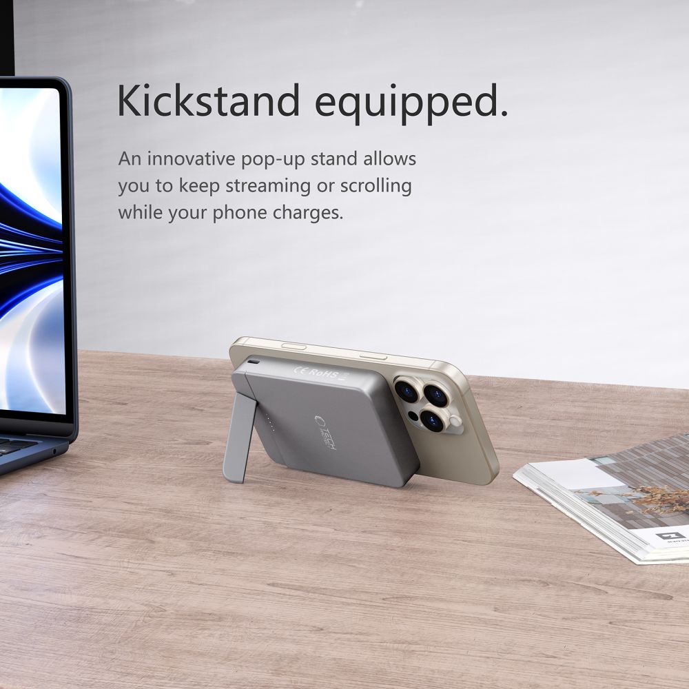 Tech-protect Pb15 Lifemag Magsafe Power Bank 10000mah Űrszürke-6
