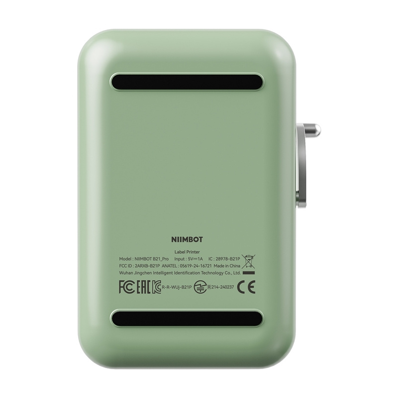 Hordozható címkenyomtató Niimbot B21 Pro (zöld)-5