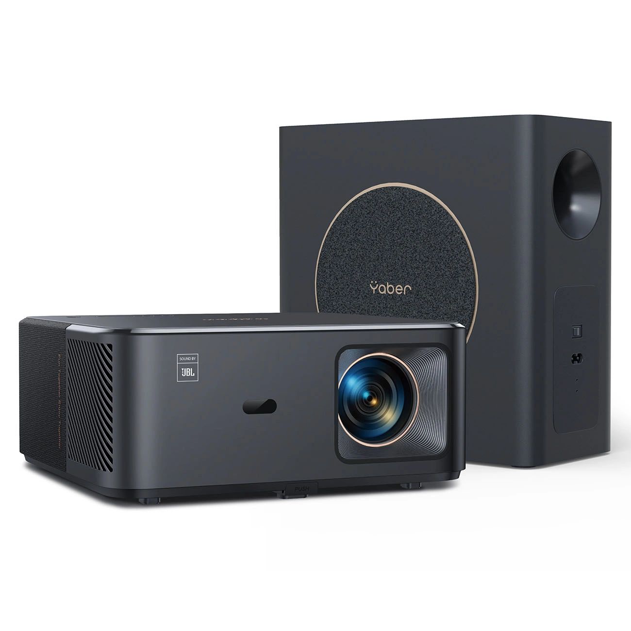 Yaber K2s Pro LCD FullHD 1080p Multimédia Projektor JBL Hangszórókkal és Mélynyomóval - Fekete-0