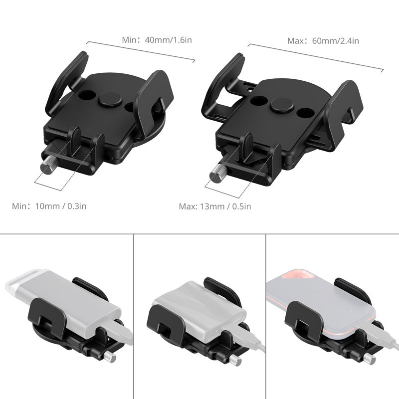 Smallrig 5196 Universal Mounting Clamp for External SSD-2