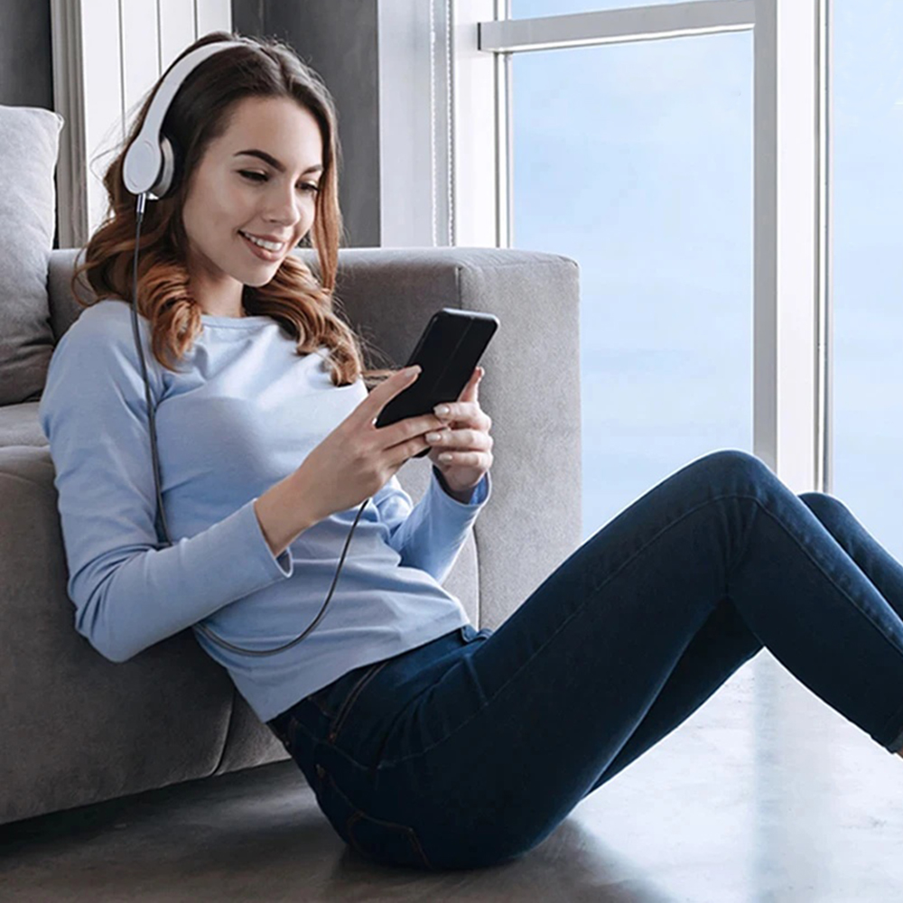 Techsuit - Prémium Kábel Adapter SoundShell (AC9) - USB-C-ről 3,5 mm-es Jack-re, DAC Chip, 16bit/48Khz, 1,5m - Szürke-3