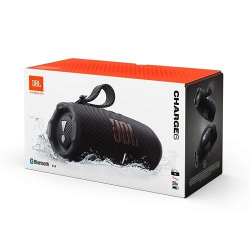 JBL Charge 6 Bluetooth Vezeték nélküli Hangszóró Fekete EU-0