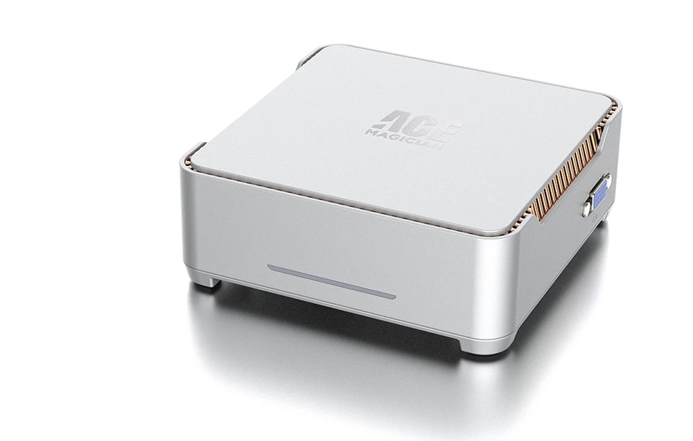  MINI PC AceMagic GK3 PLUS, Intel N97 16GB RAM + 512GB szürke-5