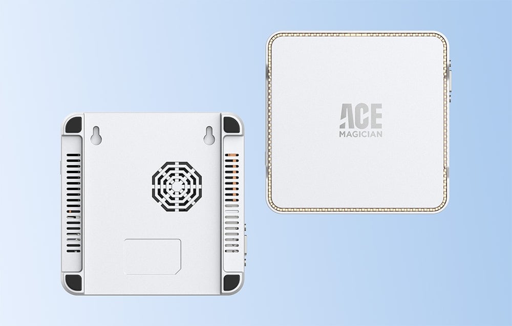  MINI PC AceMagic GK3 PLUS, Intel N97 16GB RAM + 512GB szürke-13