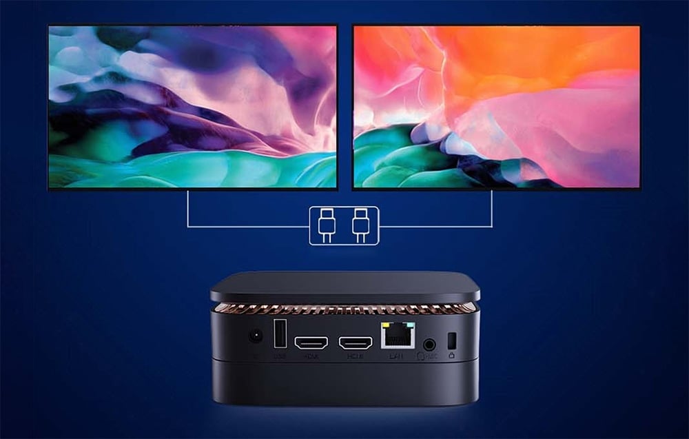  MINI PC AceMagic AK1 PLUS, Intel N97 16GB RAM + 512GB fekete-1