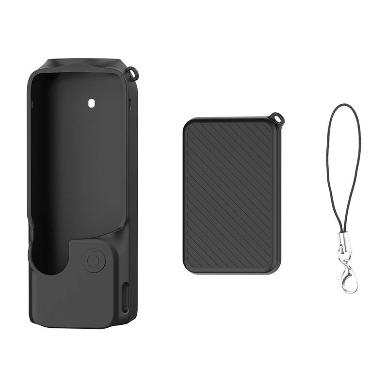 Szilikon tok szett pánttal PULUZ DJI OSMO Pocket 3 (Fekete) tok-2