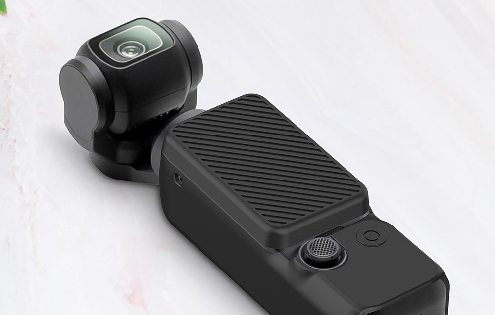 Szilikon tok szett pánttal PULUZ DJI OSMO Pocket 3 (Fekete) tok-3