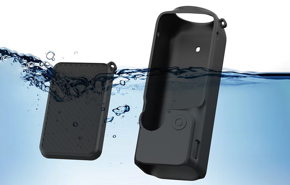 Szilikon tok szett pánttal PULUZ DJI OSMO Pocket 3 (Fekete) tok-4