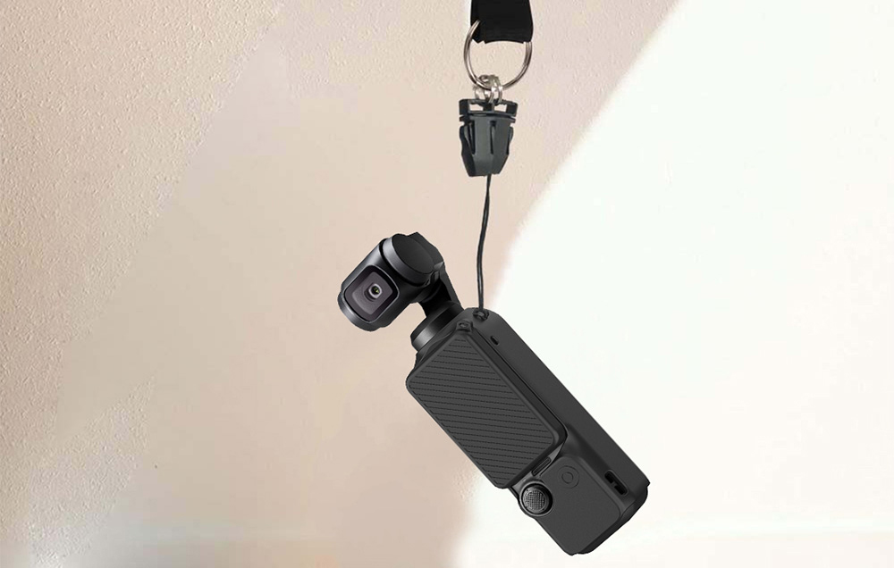 Szilikon tok szett pánttal PULUZ DJI OSMO Pocket 3 (Fekete) tok-5