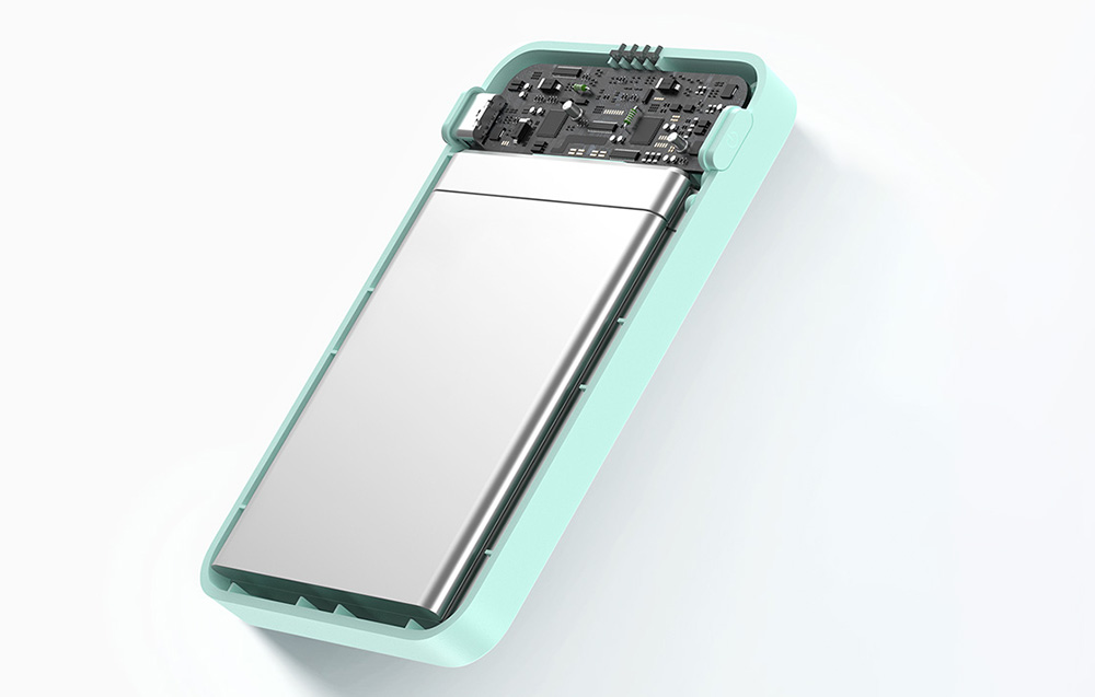 Baseus MagPro Mágneses Powerbank, 5000mAh, 20W, MagSafe (menta)-13