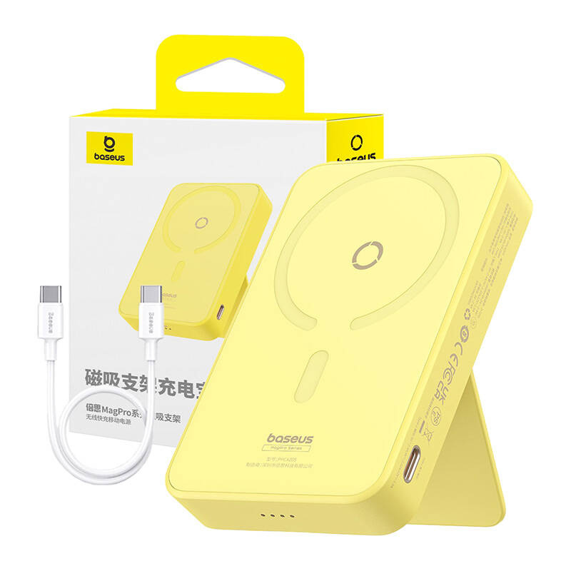 Baseus MagPro Mágneses Powerbank 5000mAh, 20W, MagSafe-5