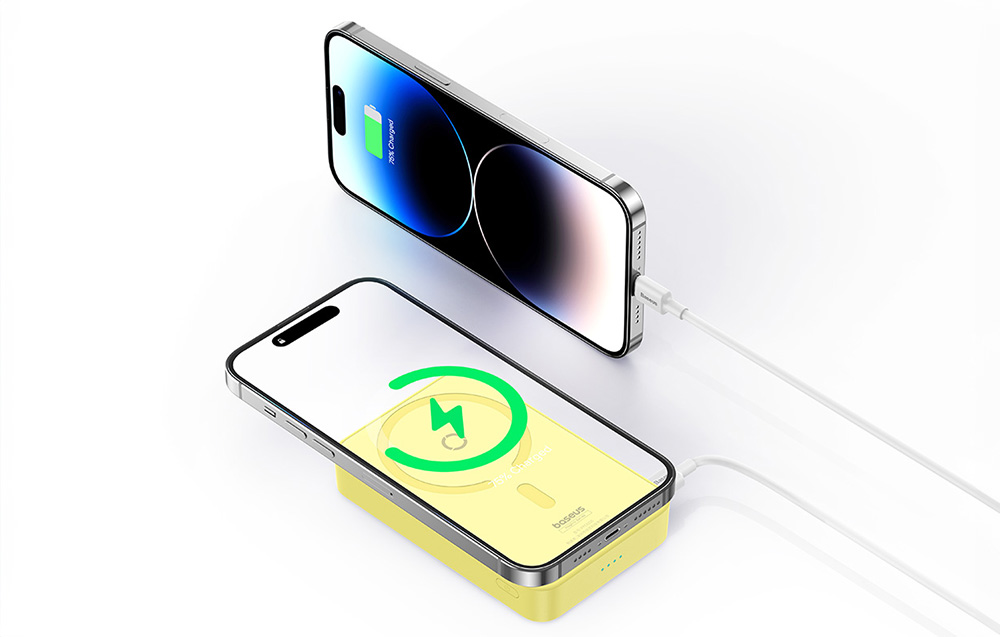 Baseus MagPro Mágneses Powerbank 5000mAh, 20W, MagSafe-4