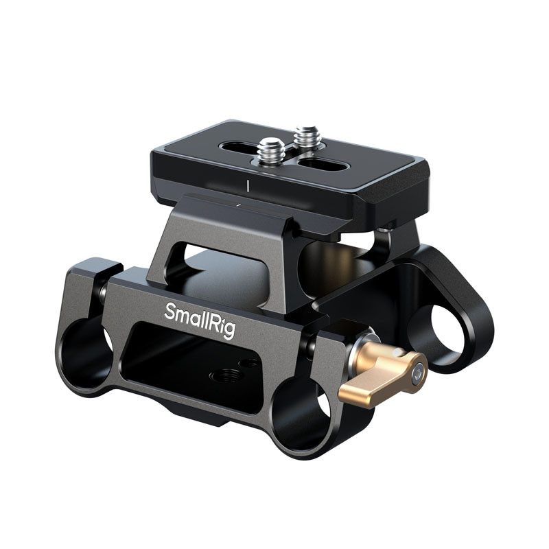 Smallrig 5365 Arca-Type Mount Plate Kit with 15mm Dual Rod Clamp-0