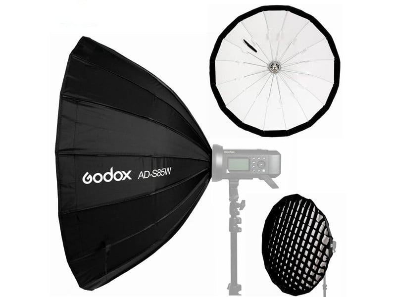 Godox AD-85W Multifunkciós softbox AD400/AD300 Pto vakukhoz (85cm)-0